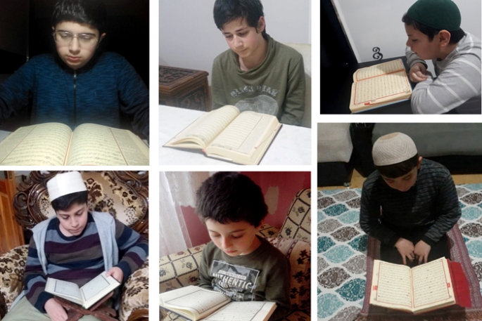 1001 Hatimlere İmam Hatip öğrencilerinden destek