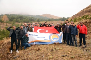 96 Fidan toprakla buluştu