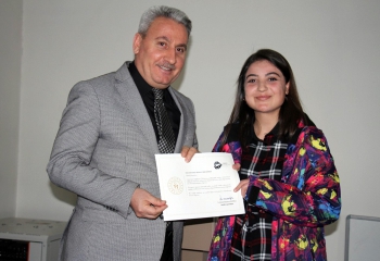 Amatör Spor Kulüplerine teşekkür belgesi