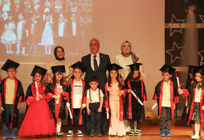 Anaokulu öğrencileri ilkokula yolcu edildi