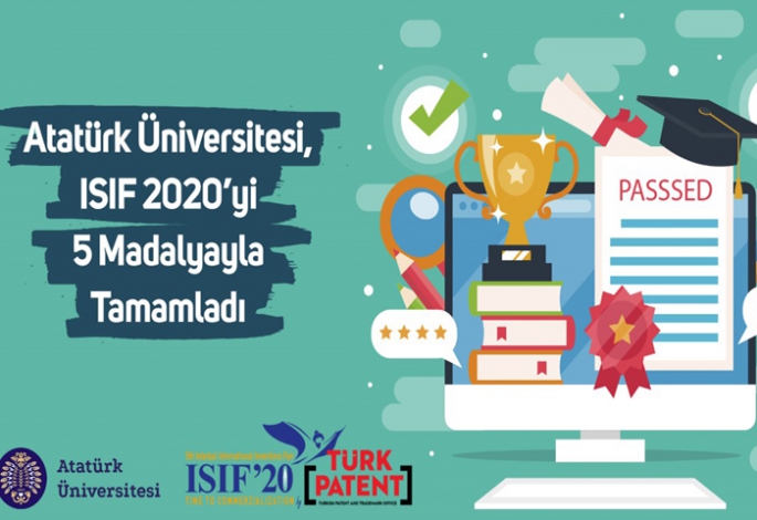 ATAUNİ ISIF 2020’yi 5 madalyayla tamamladı