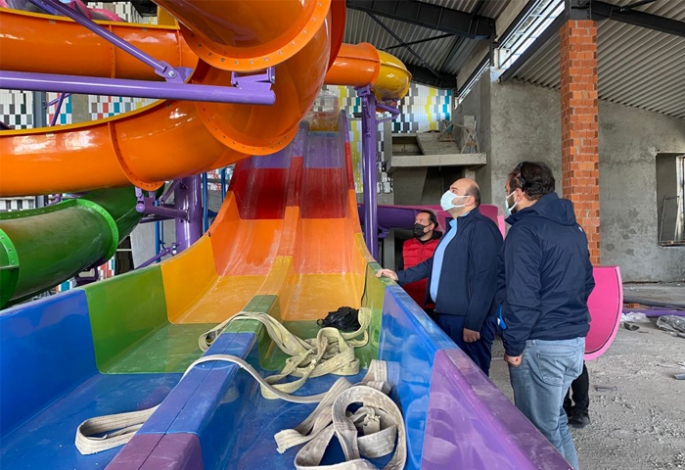 Aziziye Aqua Park göz kırpmaya başladı