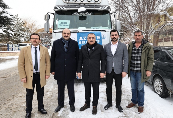 Aziziye Belediyesi’nde yardım seferberliği