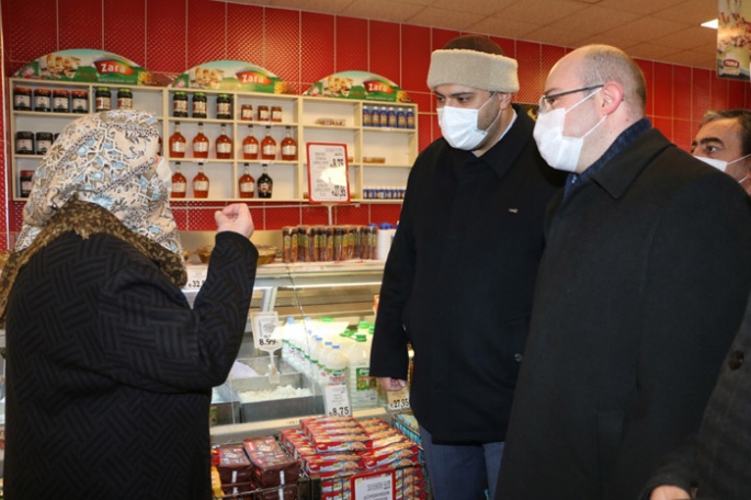 Aziziye’de Kovid-19 tedbirlerine sıkı denetim