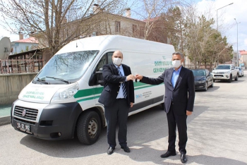Aziziye’den Digor Belediyesine cenaze aracı
