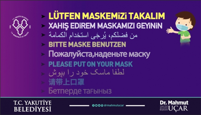 Başkan Mahmut Uçar’ın Maske Hassasiyeti