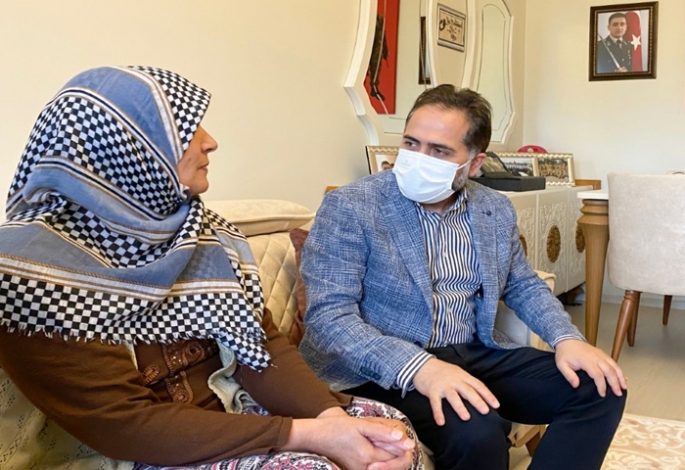 Başkan Uçar, Şehit annelerini unutmadı