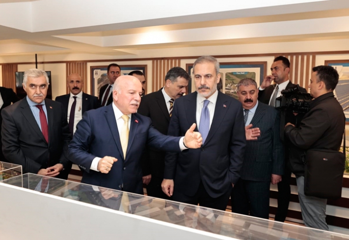 Büyükşehir Bakan Fidan’ı ağırladı