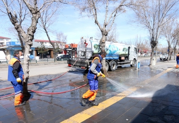 Büyükşehir’den dezenfeksiyon rekoru