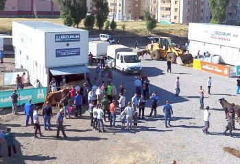 Büyükşehir’in mobil mezbahalarına tam not