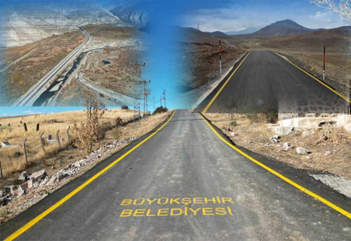 Büyükşehir yol yapımında rekor kırıyor