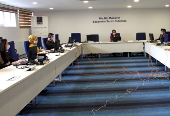Çağrı merkezine korona ayarı