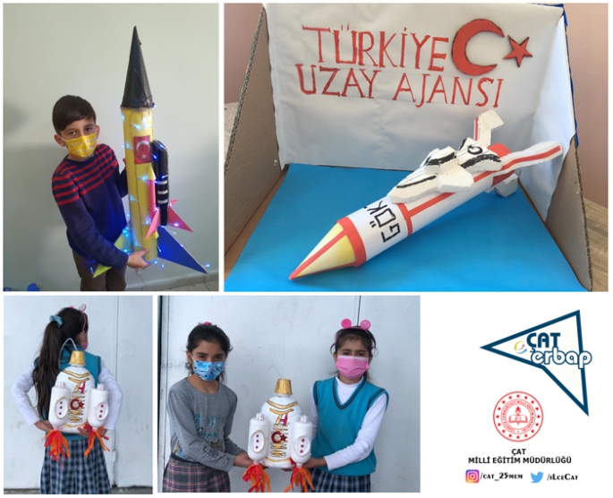Çocuklar hayallerindeki Uzay araçlarını tasarladı