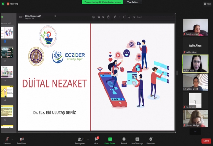 “Eczacılıkta İletişim” çalıştayı düzenlendi