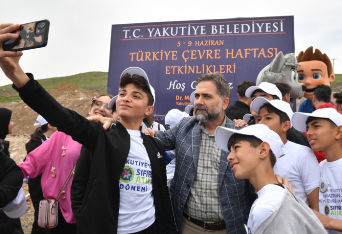 Erzurum’da fidanlar toprakla buluştu