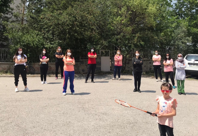 Erzurum’da ‘Kadına Spor’ yoğun ilgi gördü