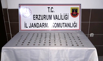 Erzurum'da tarihi eser kaçakçılığı 10 gözaltı