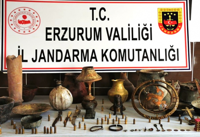 Erzurum'da tarihi eser operasyonu