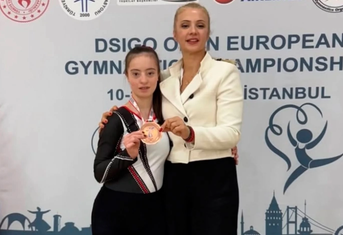 Erzurumlu özel sporcular Avrupa 3.sü oldu
