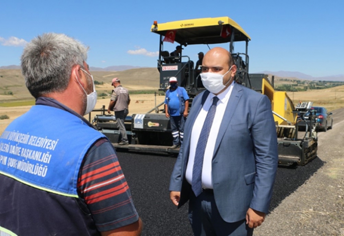 Gurup köylerine 600 bin ton asfalt