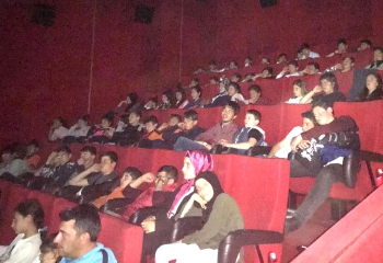 Hayatlarında ilk kez sinema ile buluştular