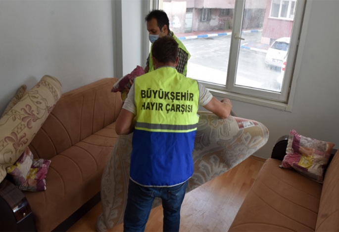Hayır Çarşısı’ndan 3 bin aileye eşya yardımı