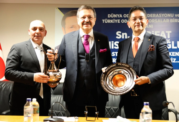Hisarcıklıoğlu'ndan ETB'ye ziyaret