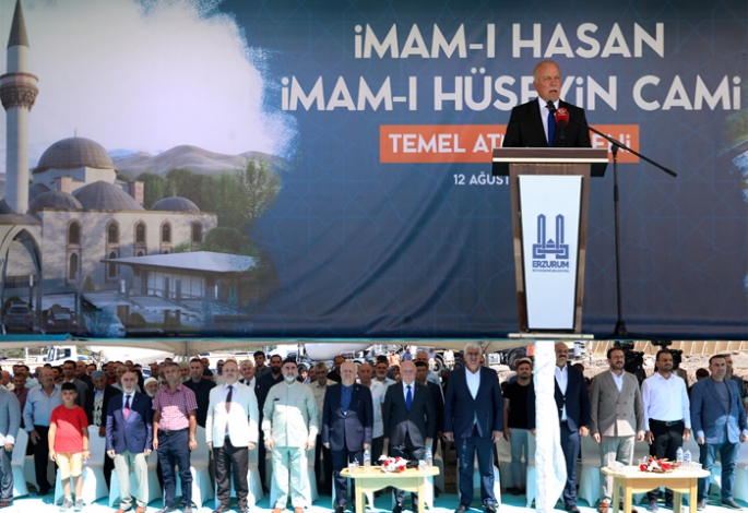 İmam Hasan İmam Hüseyin Cami’nin temeli atıldı