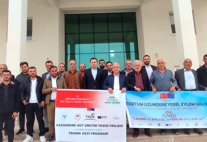 Kazandere süt üretim tesisi gün sayıyor