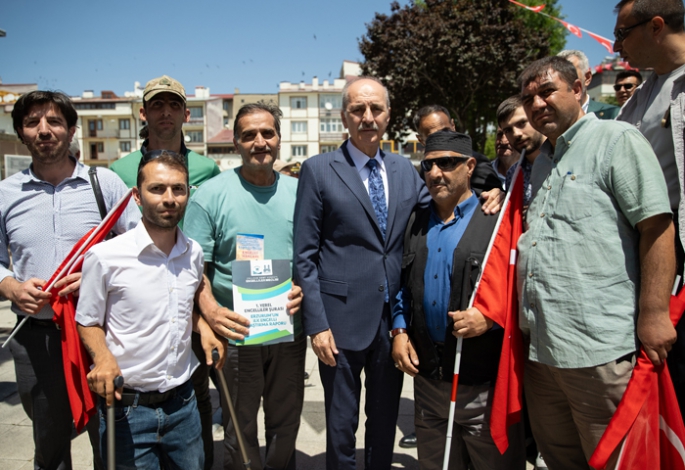 Kurtulmuş'a engelli araştırma raporu sunuldu