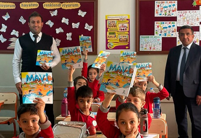 Minik yüreklerle mavi yolculuk