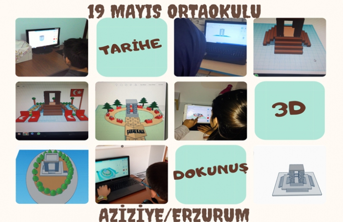 Öğrencilerden “Tarihe 3D dokunuş”