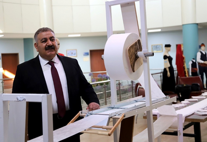 Palandöken maske makinası üretti