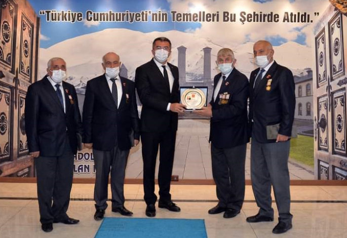 Şehit Aileleri ve Gazilerden Vali Memiş’e ziyaret 