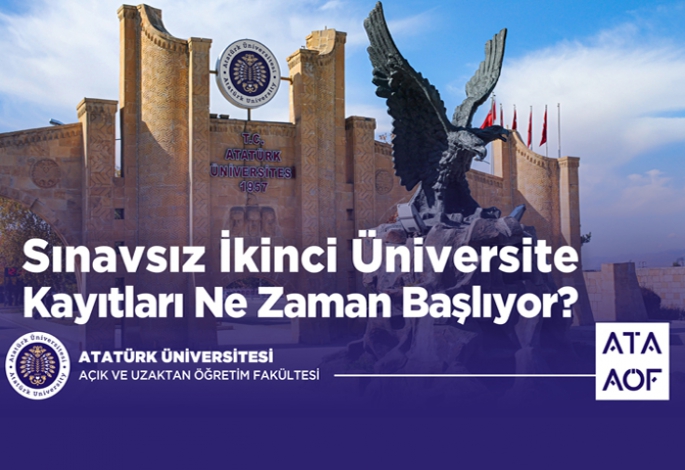 Sınavsız ikinci üniversite kayıtları devam ediyor