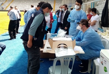 Statta görev alacak  personele Covid-19 Testi
