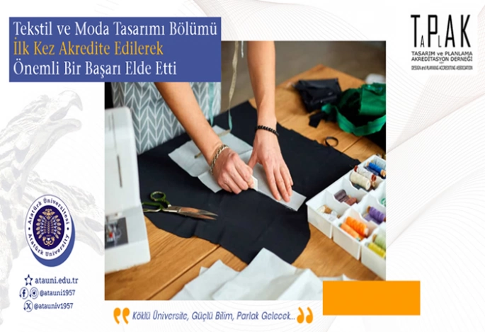 Tekstil Ve Moda Tasarımı Bölümü Akredite edildi