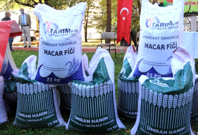 Tohum desteği ile çiftçilerin yüzü gülüyor
