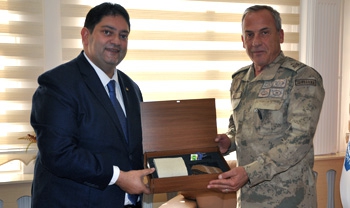 Tuğgeneral Okyar’dan ETB’ye ziyaret