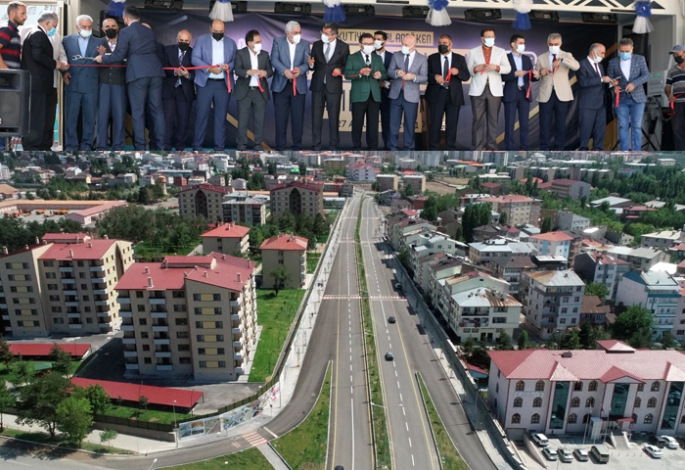 Yakutiye-Palandöken bağlantı yolu açıldı