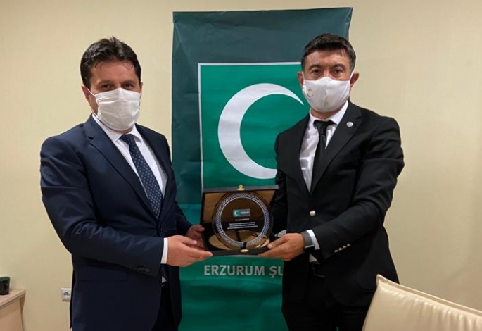 Yeşilay Erzurum Şube Başkanlığında görev değişimi