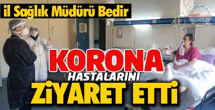 Koronavirüs hastalarına moral ziyareti