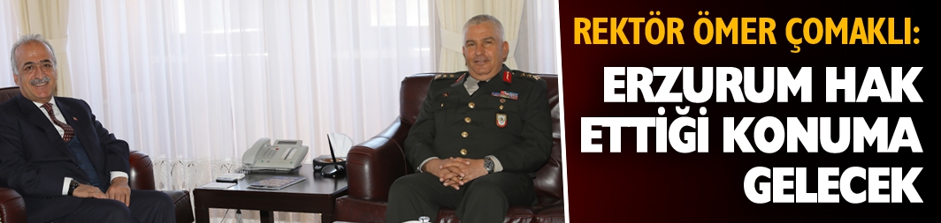 Tarakçı Paşa’dan Rektör Çomaklı’ya ziyaret