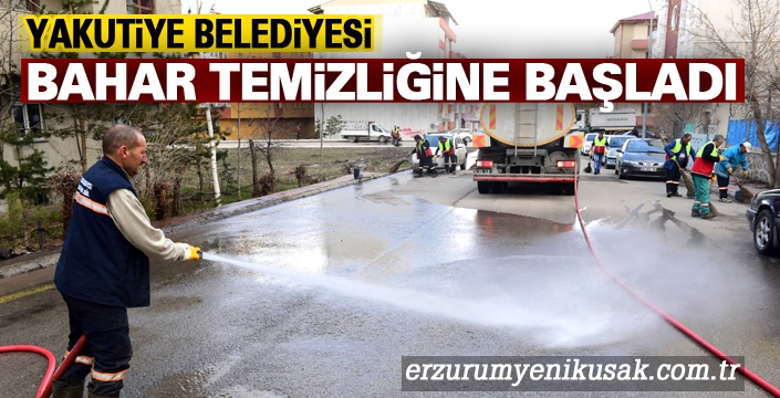 Yakutiye bahar temizliğine başladı